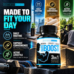 Maximum Slim Elite Boost 3 in 1 Testosterone Support - 120 Capsules - image 2