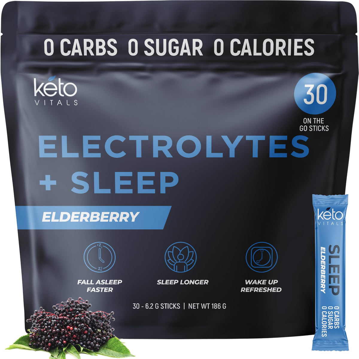 Keto Vitals Electrolytes Powder Packets