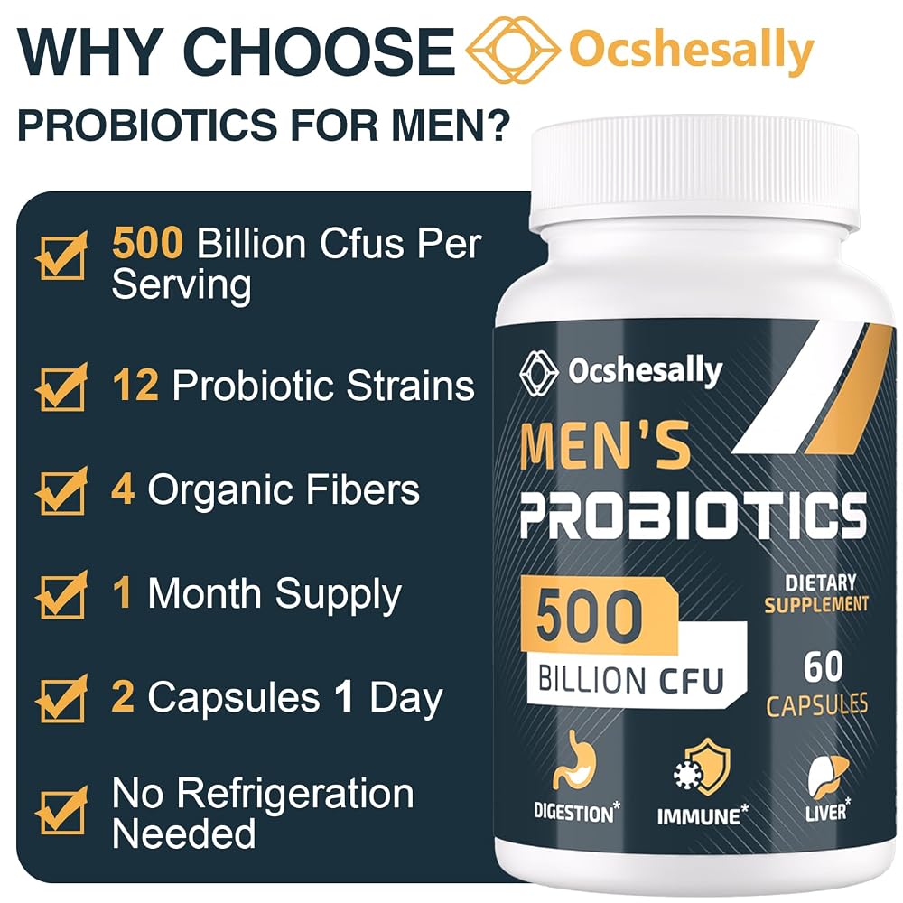 Ocshesally Probiotics for Men