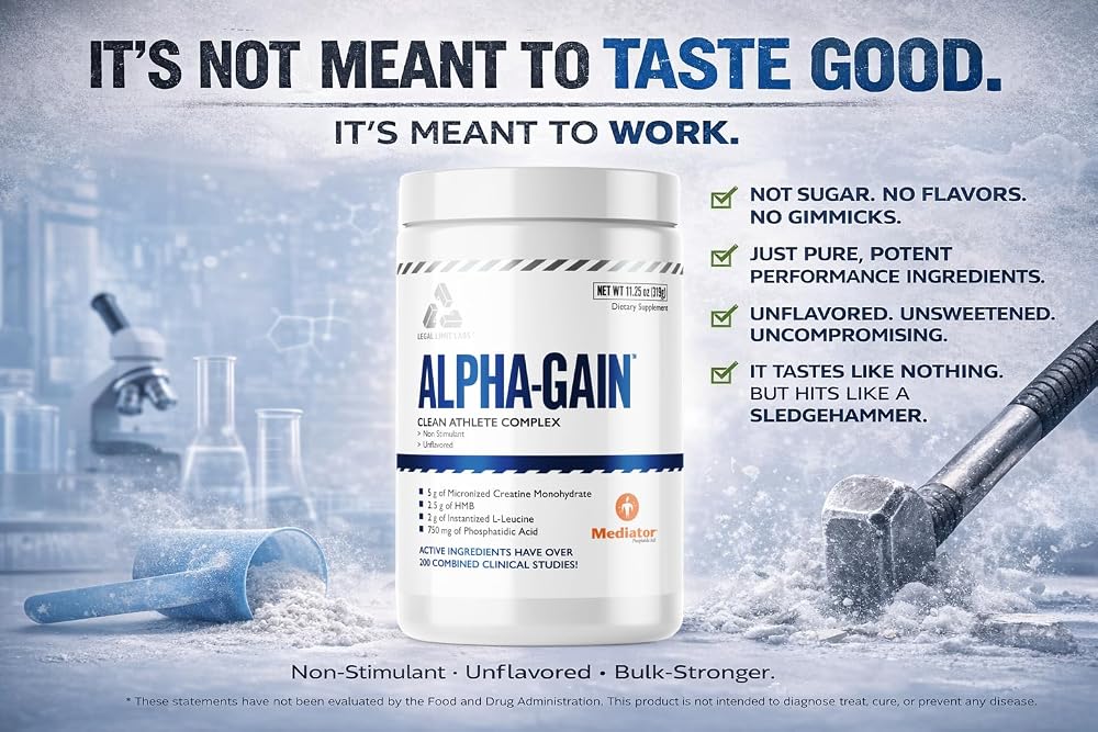 Complete Nutrition Alpha Gain Creatine Powder - 30 Servings - image 5