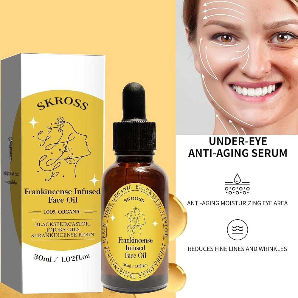 SKROSS Frankincense Infused Face Oil Anti-Aging Serum - image 2