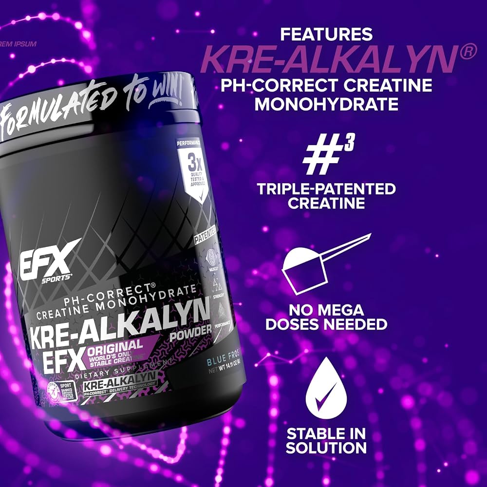 EFX Sports Kre-Alkalyn EFX Creatine Powder - 200 Servings - image 6