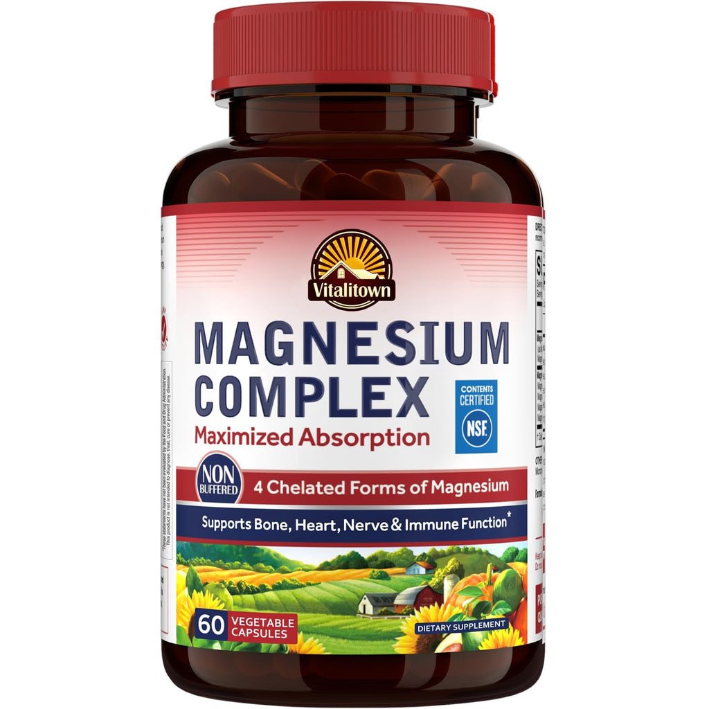Vitalitown Magnesium Complex 500mg - 60 Capsules