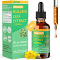 LETSCOL Organic Mullein Drops for Lung Cleanse