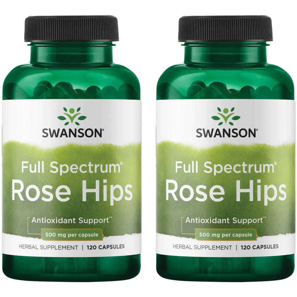 Swanson Rose Hips Immune Support 500 mg - 240 Capsules