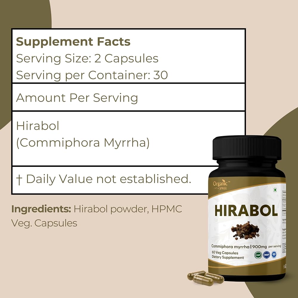 ORGANIC SPREE HIRABOL 60 Capsules