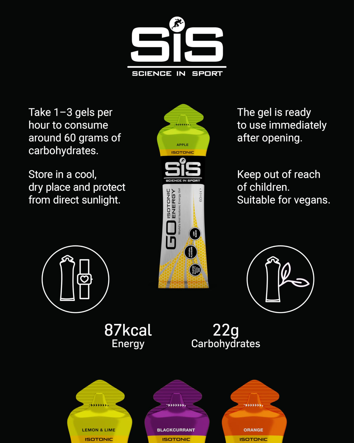 Science in Sport GO Isotonic Energy Gel - Pack of 7 - image 4