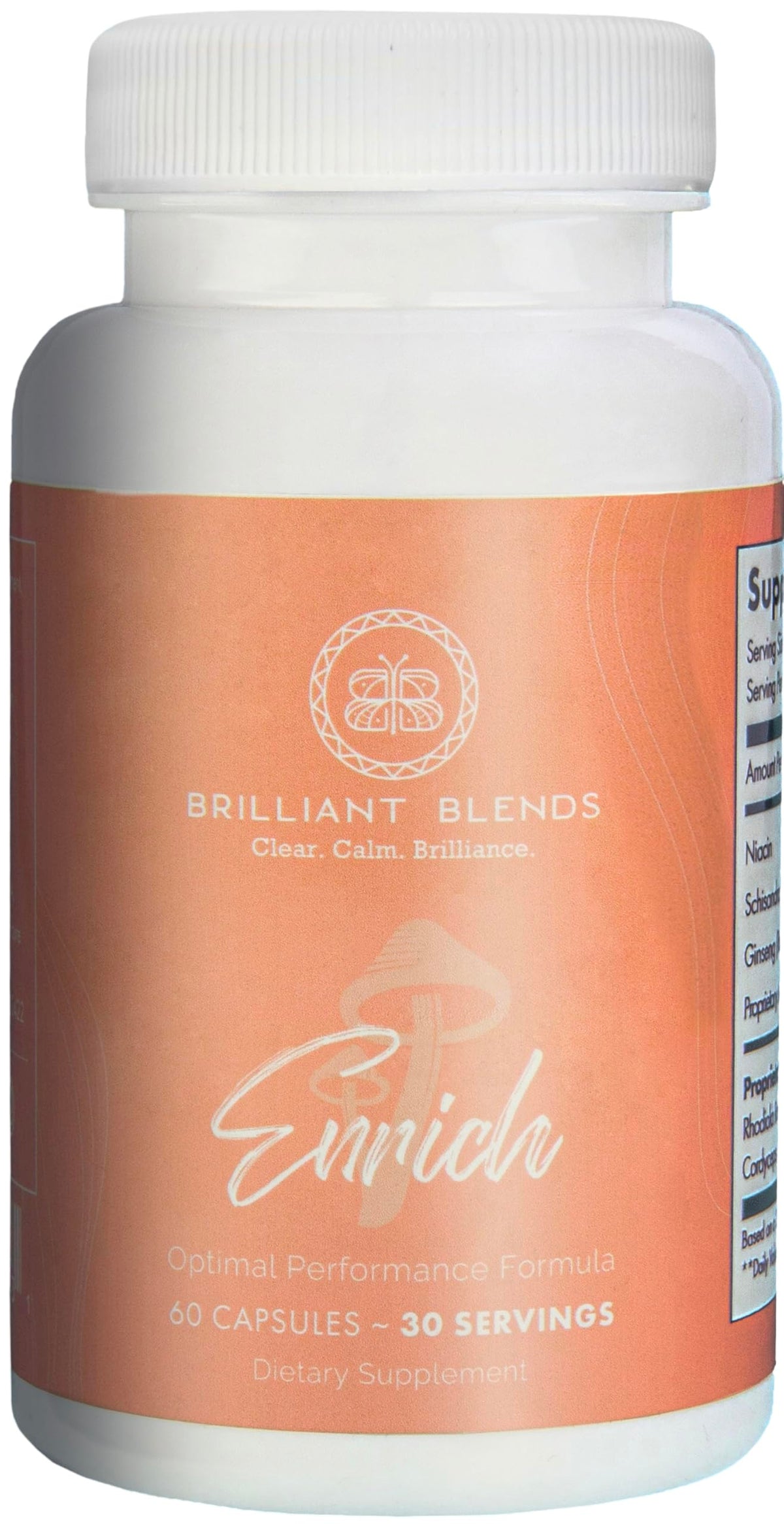 Brilliant Blends ENRICH Adaptogen Supplement - 60 Capsules
