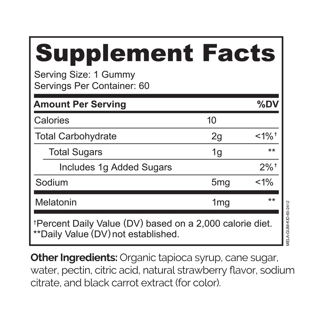 NATURELO Melatonin Gummies for Kids Sleep Support - 60 Gummies - image 3
