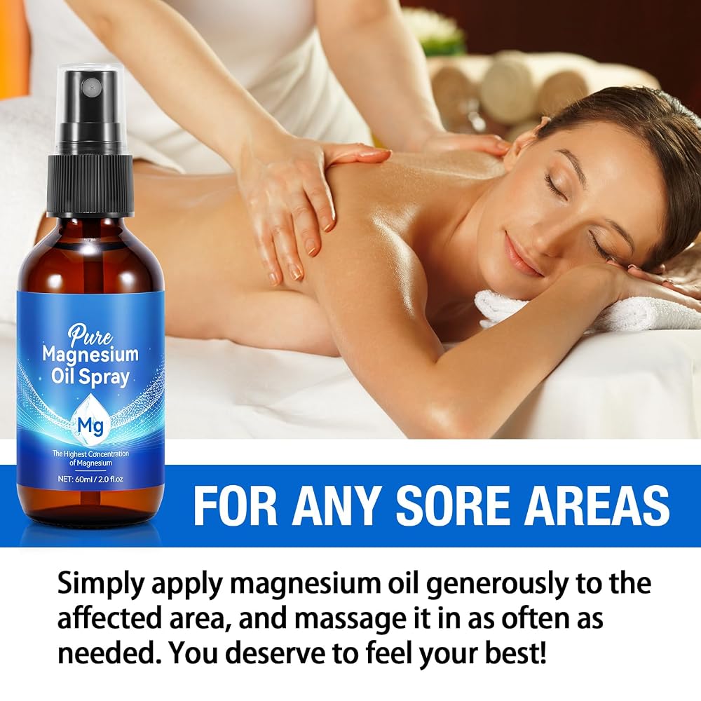 NVXNMSD Magnesium Oil Spray for Feet & Sleep - 4.04 Fl Oz - image 2