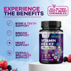 Nature's Peak Vitamin D3 K2-4000 IU Vitamin D3 & 200 mcg Vitamin K2