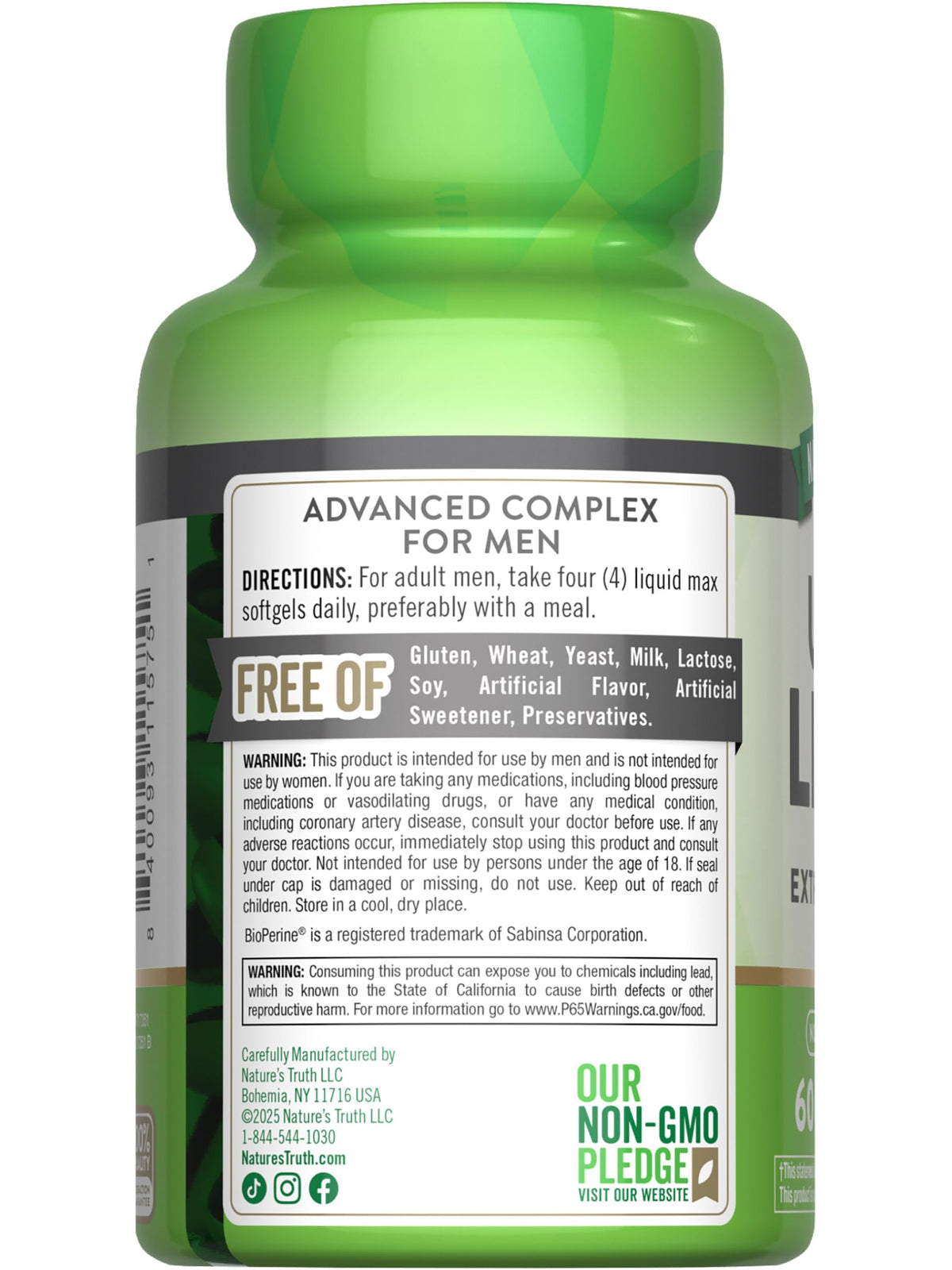 Nature's Truth Libido Supplement for Men - 60 Softgels - image 7