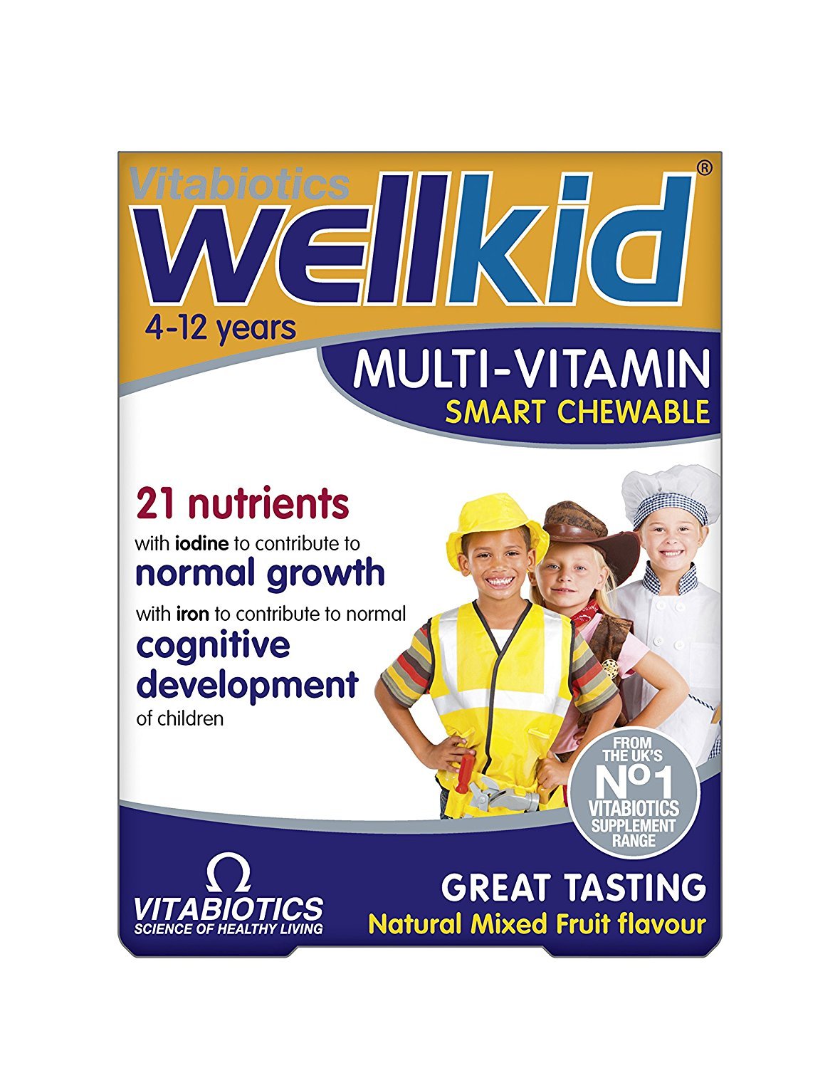 Wellkid Chewable Multivitamin - 30 Tablets