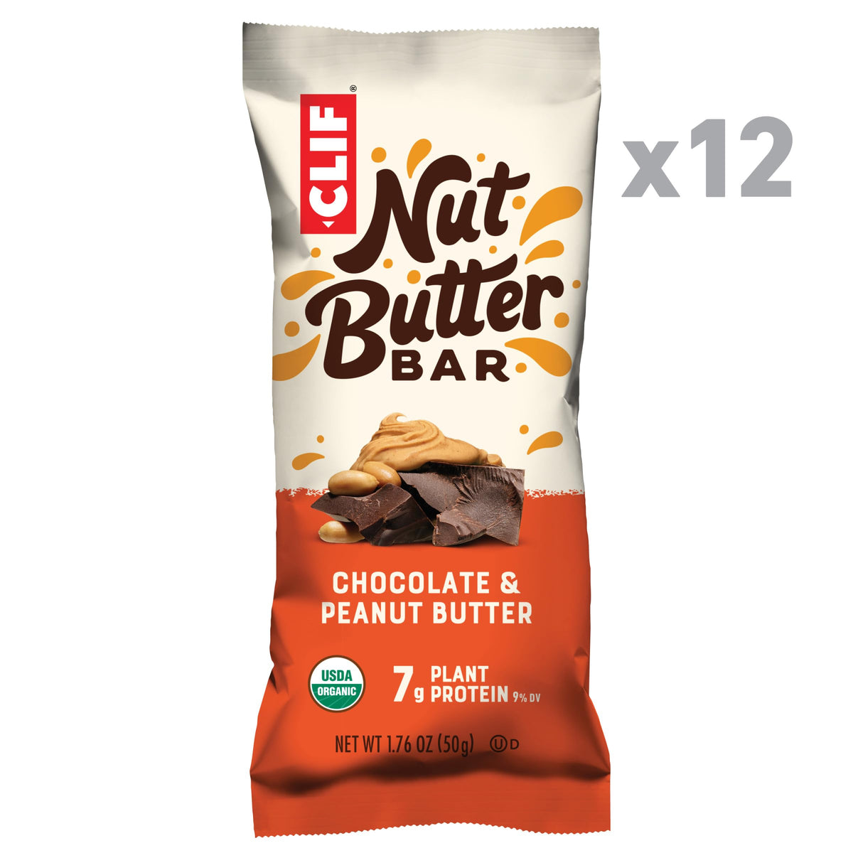 CLIF Bar Nut Butter Chocolate Peanut Butter Organic - 12 Bars - image 2