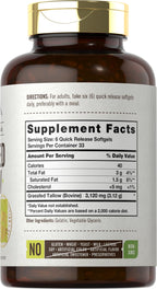 Carlyle Grass Fed Beef Tallow 3120mg - 200 Softgels - image 2