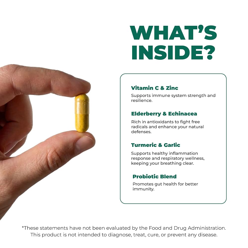 ELICORE Premium Emergency Immune Support Supplement - 60 Capsules - image 4