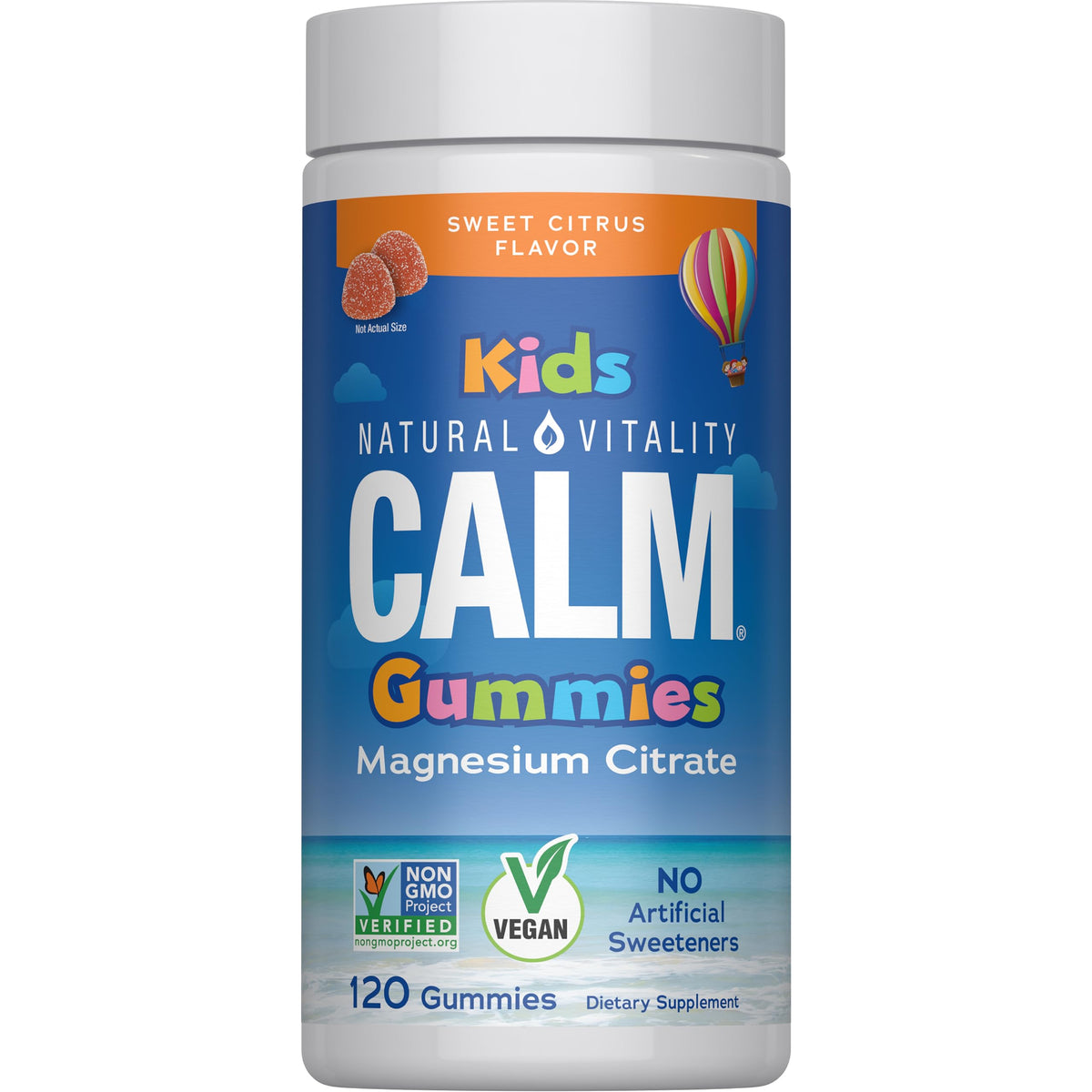 Natural Vitality Kids Calm Magnesium Gummies - 120 Gummies