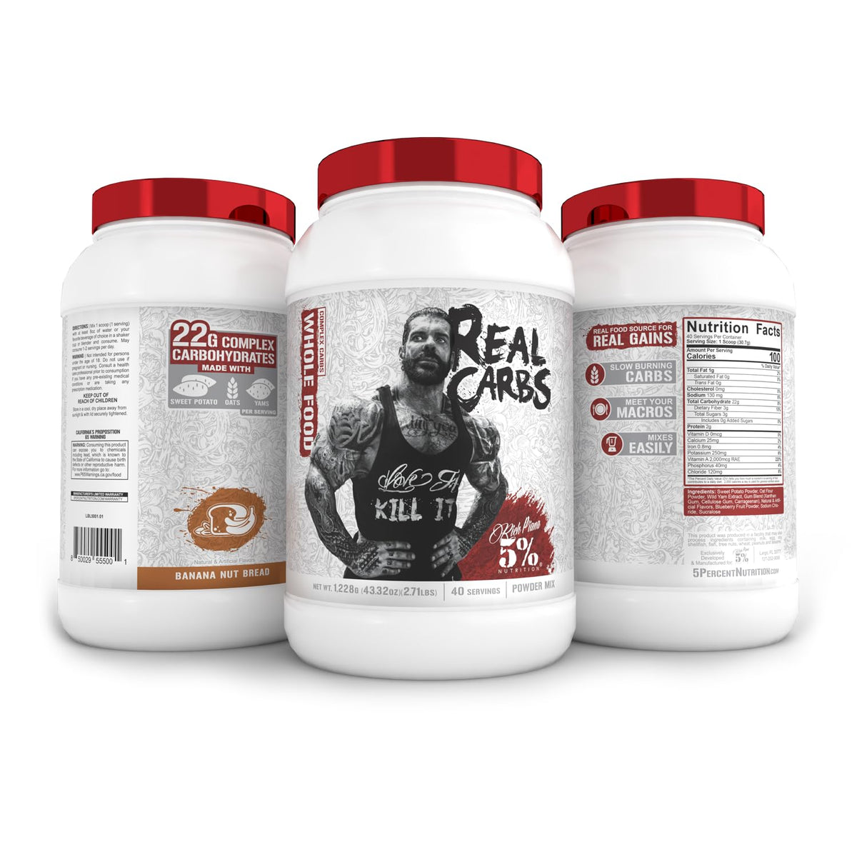 5% Nutrition Real Carbs + Protein Powder