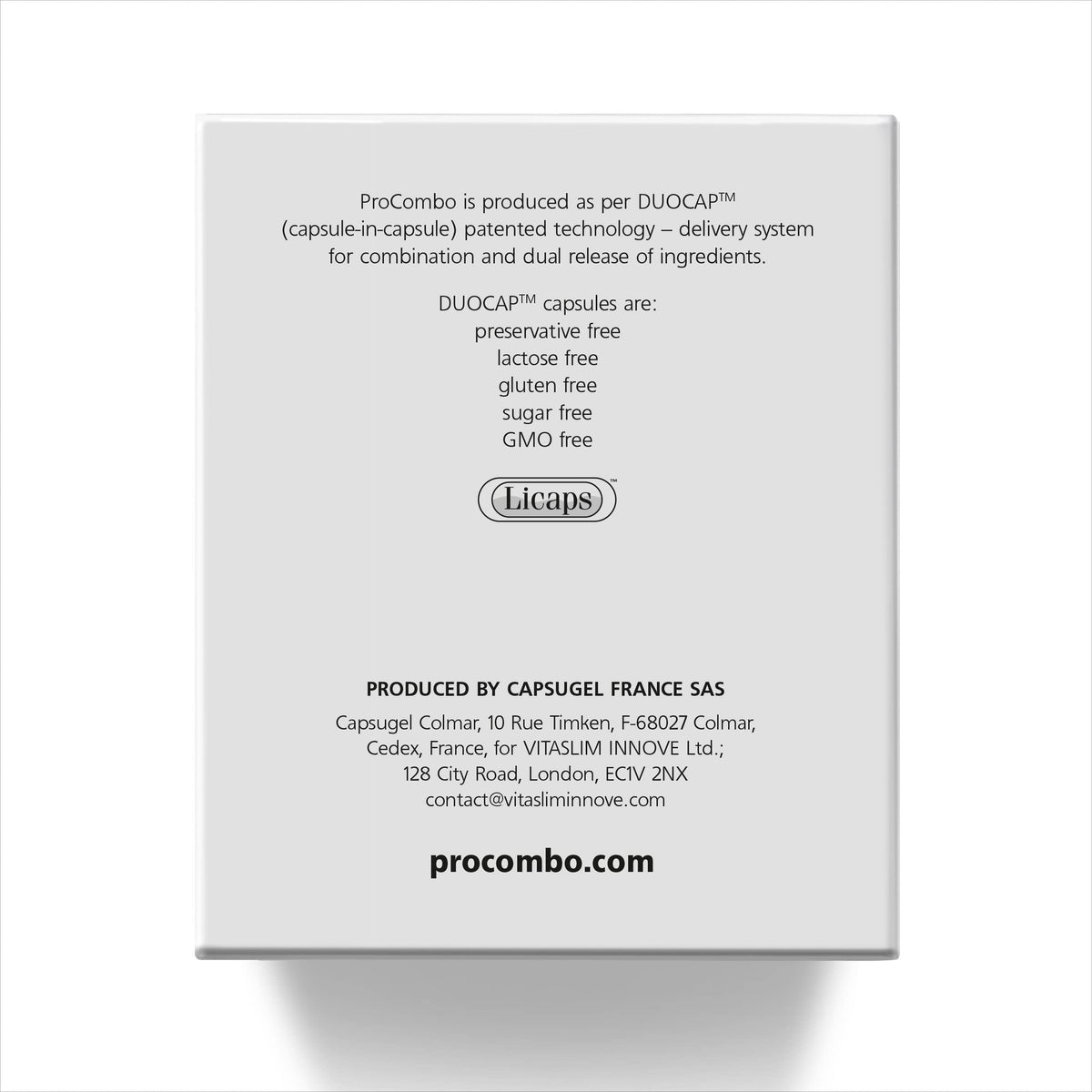 ProCombo - The Smart synbiotic with targeted delivery of The Good