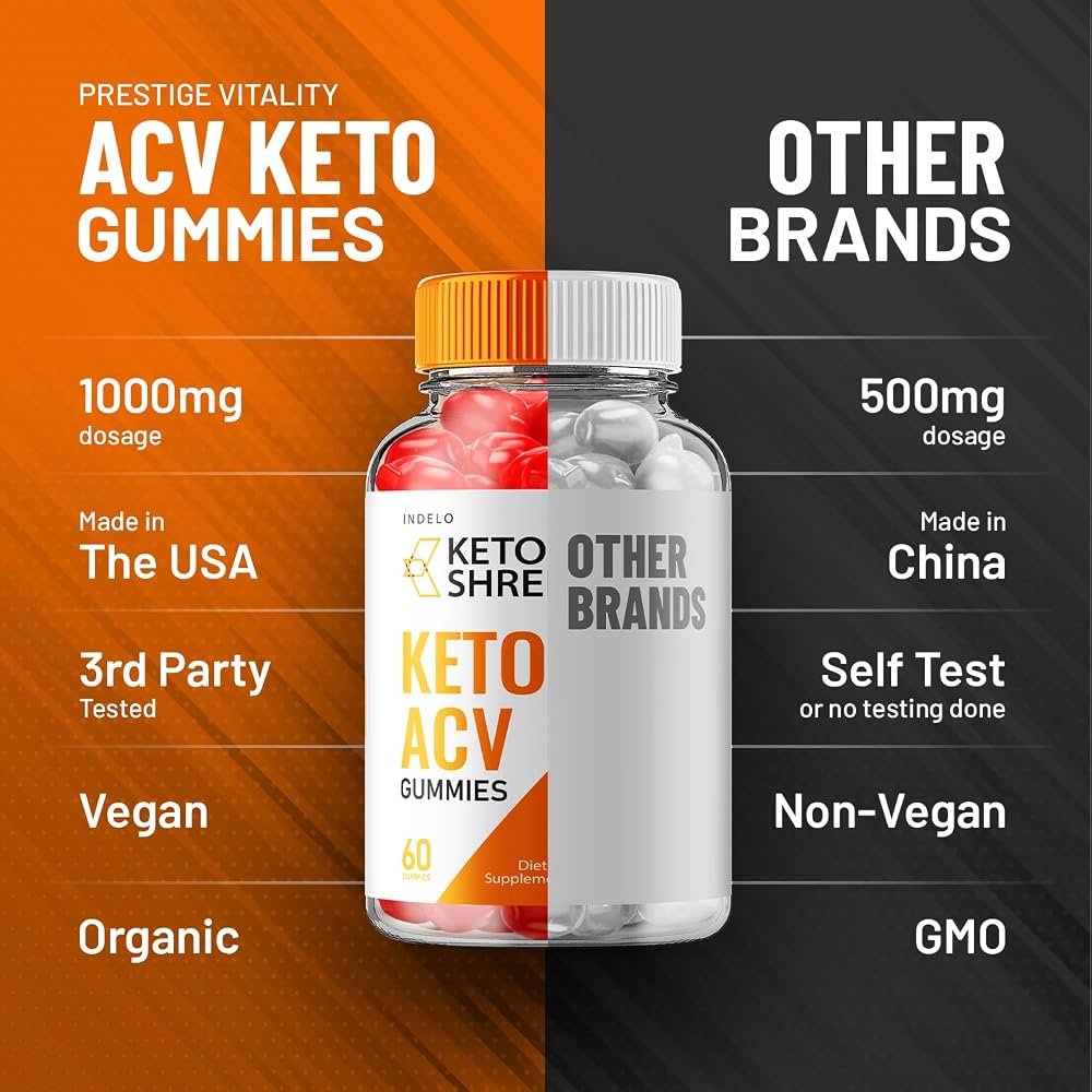 Indelo Keto Shred Max ACV Gummies for Weight Management - 180 Gummies - image 6
