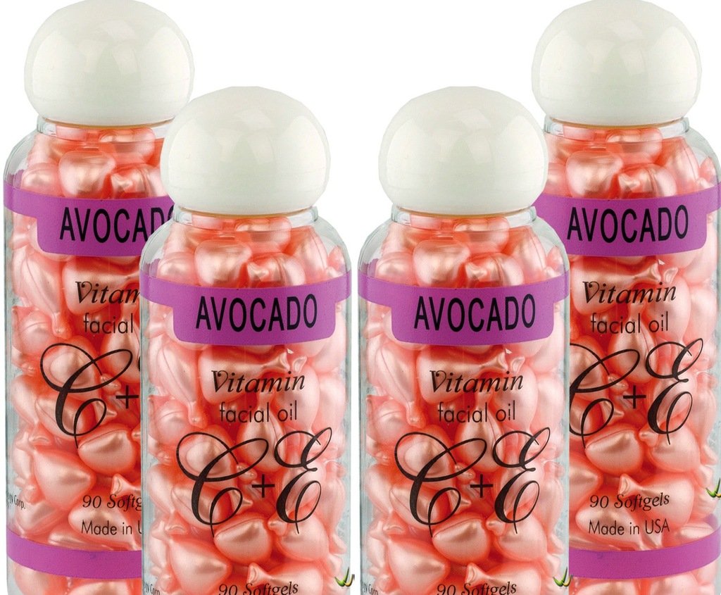 NCB Avocado Vitamin E Softgels - 4 Pack of 90
