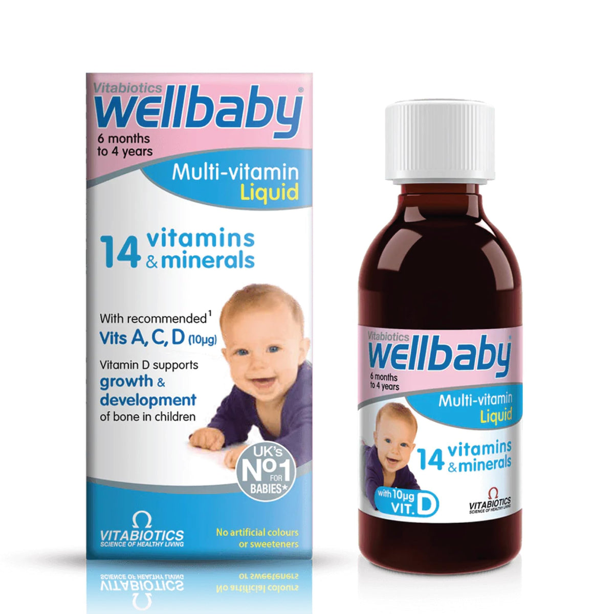 WELLBABY Multi-Vitamin Liquid for Infants - 150mL