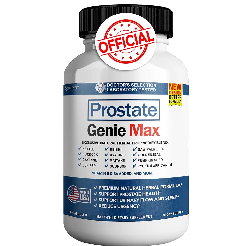 GREENVIFY Prostate Genie Max - Natural Prostate Support Supplement