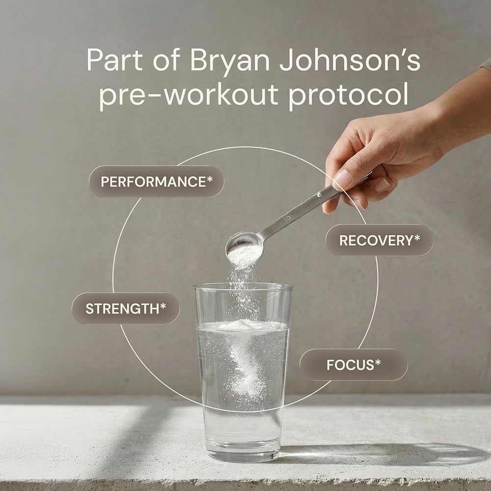 Blueprint Bryan Johnson Creatine Monohydrate Powder - 100 Servings - image 3