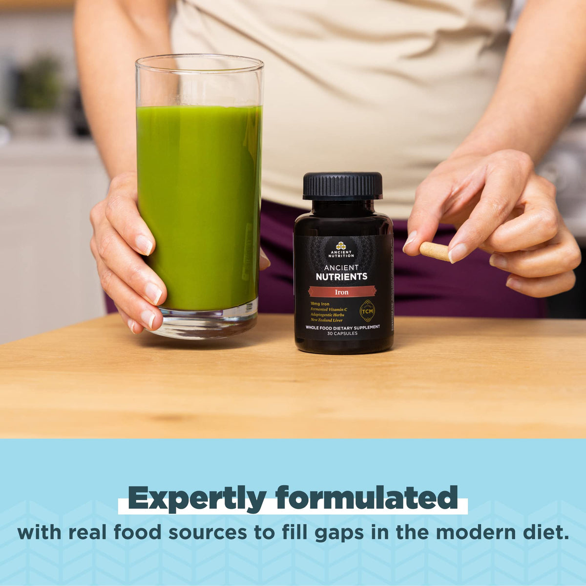 Ancient Nutrition Iron Supplement - 1 Capsules - image 5