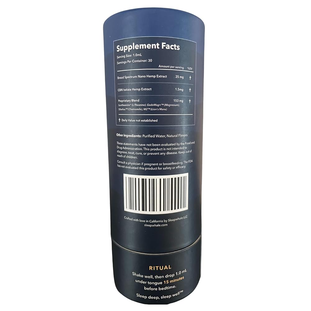 Sleepwhale Nighttime Sleep Support Liquid for Sleep - 30 fl oz - image 5