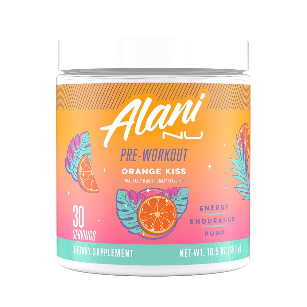Alani Nu Pre-Workout Powder Orange Kiss Energy Boost - 30 Servings