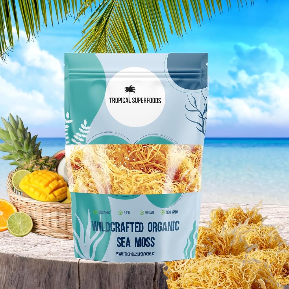 Tropical Superfoods Wildcrafted Sea Moss Gold - 5 lbs - image 4