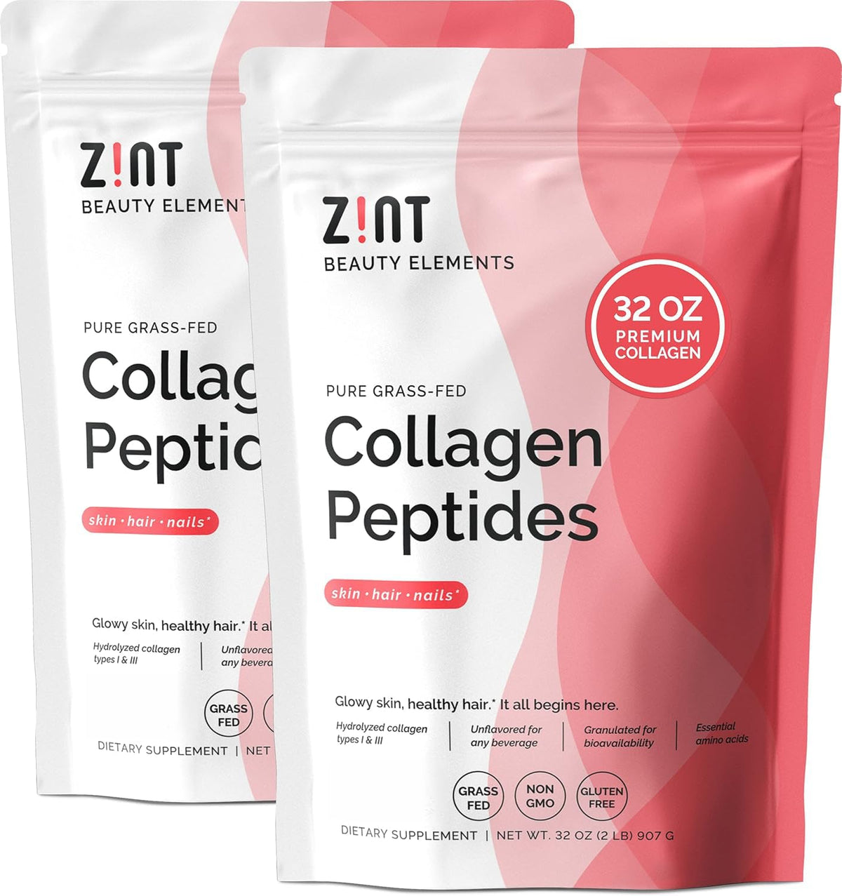 Zint Keto Collagen Protein Powder - 64 oz (2 Pack)