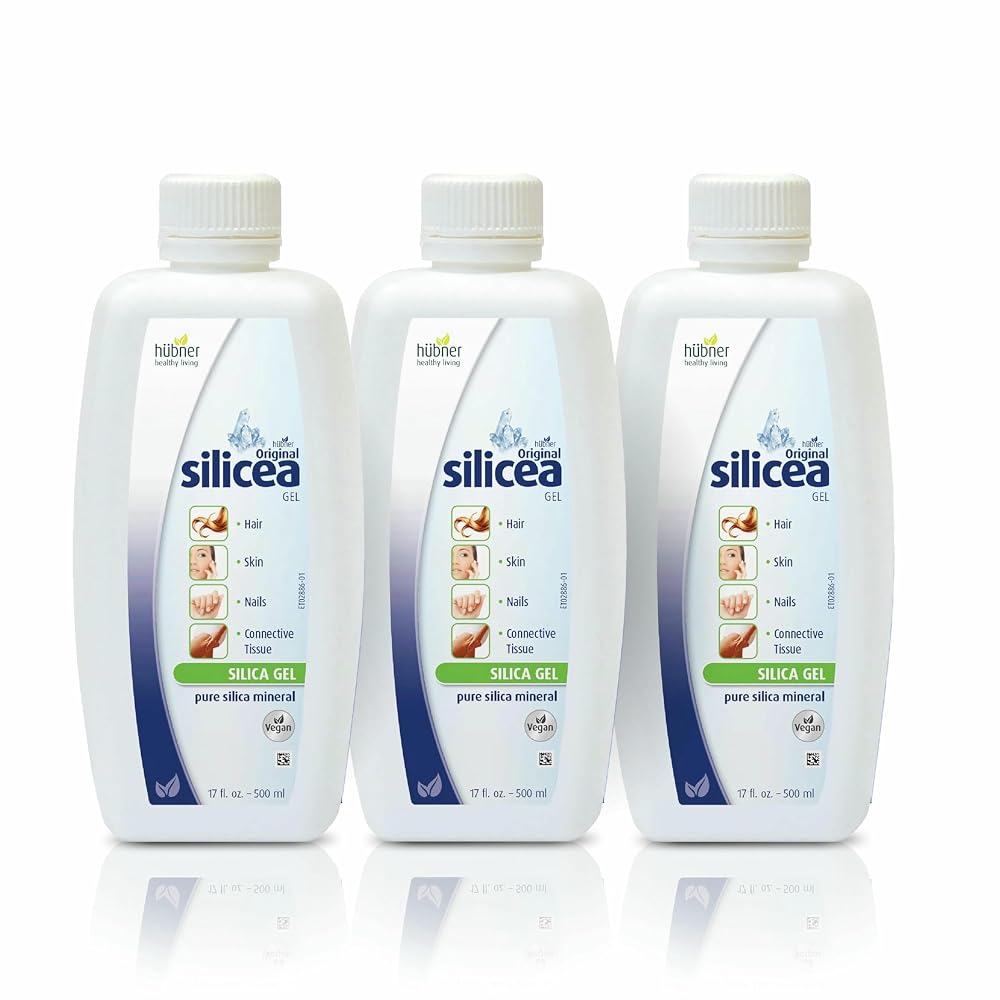 Hübner Original Silicea Gel for Hair, Skin & Nails - 3 Pack