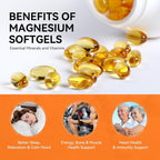 Hovika Magnesium Glycinate Supplement Softgels