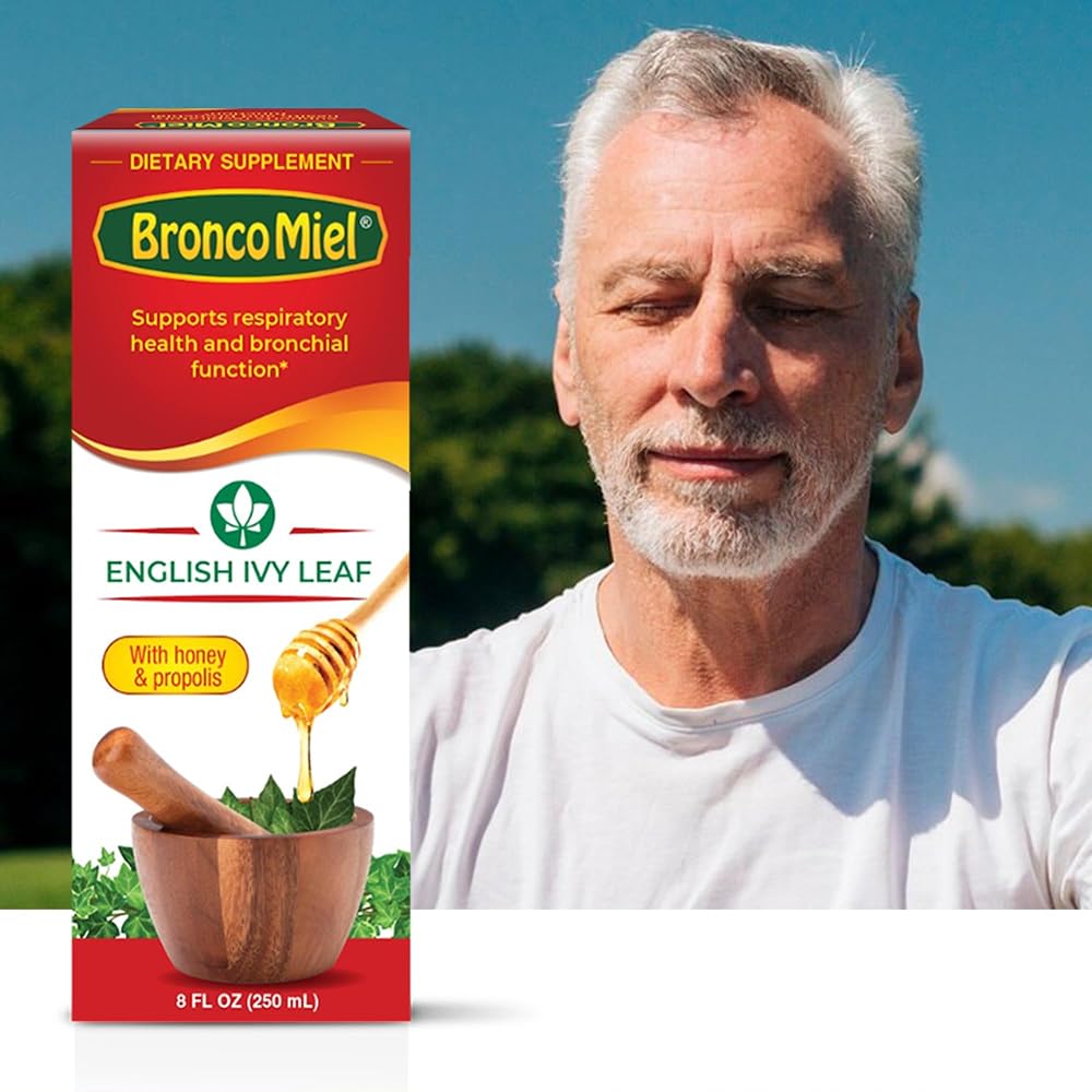BRONCOMIEL Ivy Leaf Syrup for Respiratory Support - 8 fl oz - image 3