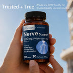 Sunergetic Nerve Support Supplement with Alpha Lipoic Acid 600 mg - 60 Capsules - image 8