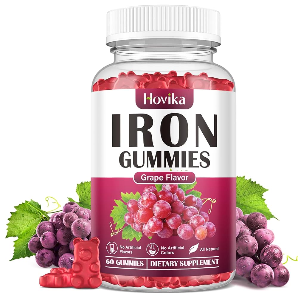 Hovika Iron Gummies Supplement for Women & Men