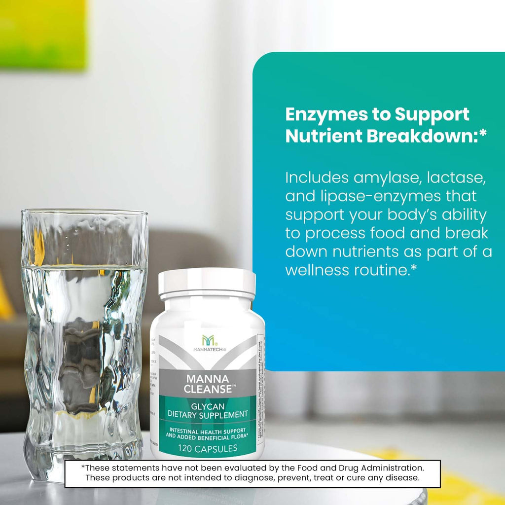 Mannatech MannaCleanse Gut Enzymes & Probiotics - 120 Capsules - image 6