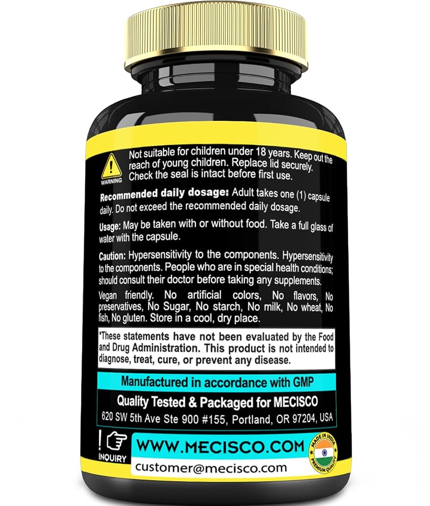Mecisco Nattokinase Supplement with Trans-Resveratrol - 60 Capsules - image 8