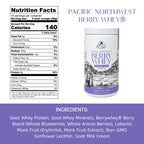Mt. Capra Pacific Northwest BerryWhey Protein Powder - 10 Servings - image 2