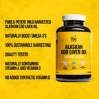 On Target Living Alaskan Cod Liver Oil - 120 Softgels - image 4