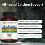 Pure Nutrition Ultra Calcium 1000mg with VIT D3 + K