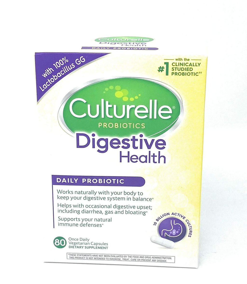 Culturelle Digestive Health Probiotic - 80 Capsules