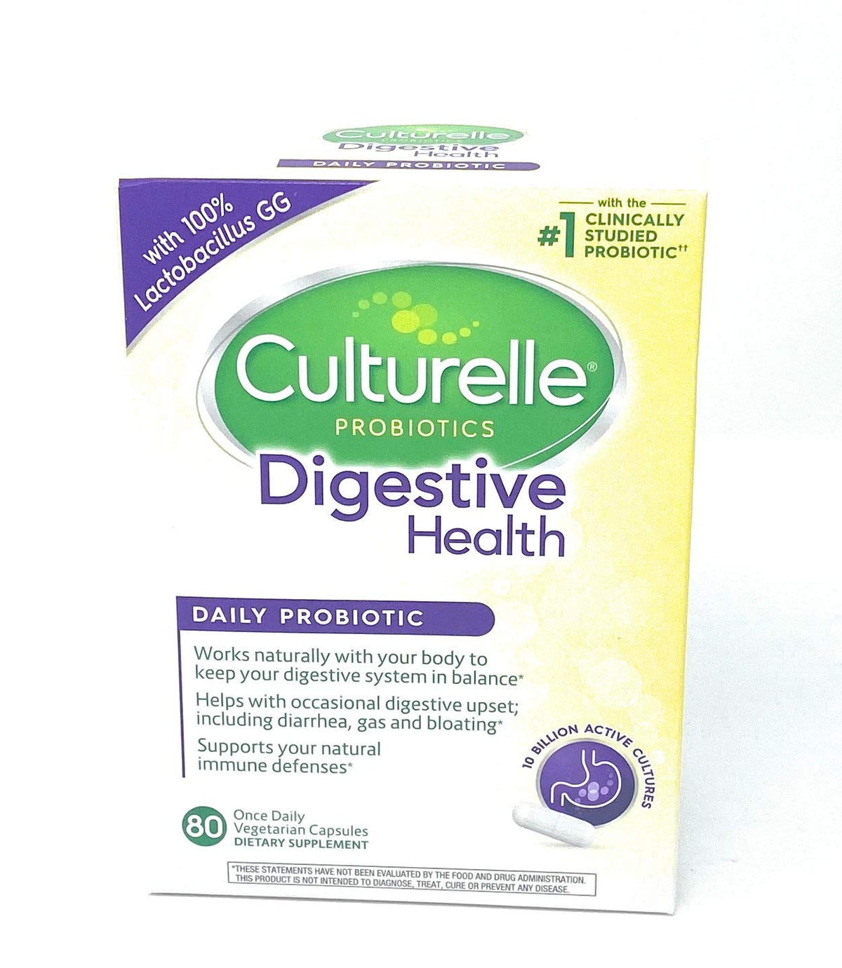 Culturelle Digestive Health Probiotic - 80 Capsules