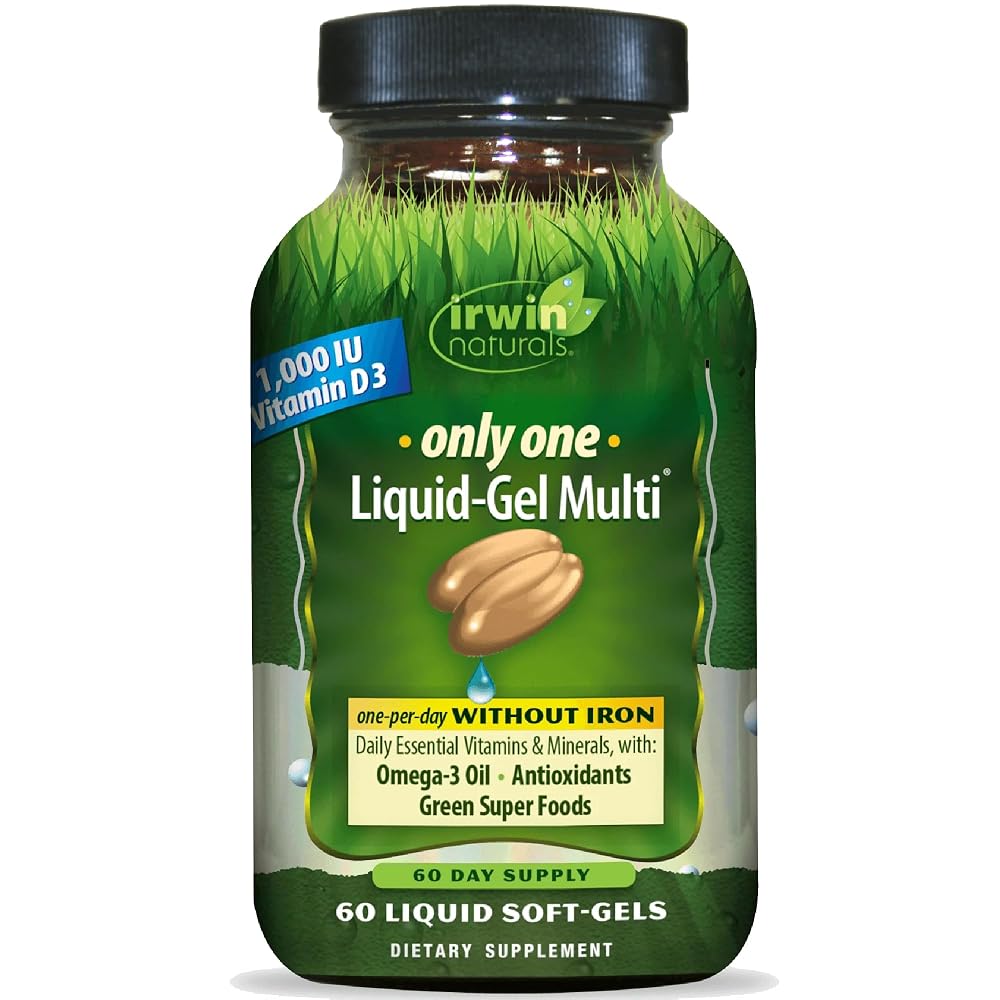 Irwin Naturals Only One Daily Multivitamin Iron-Free - 60 Softgels