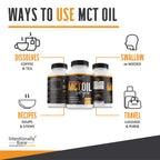 Intentionally Bare Organic MCT Oil C8 & C10 Softgels - 300 Count - image 3
