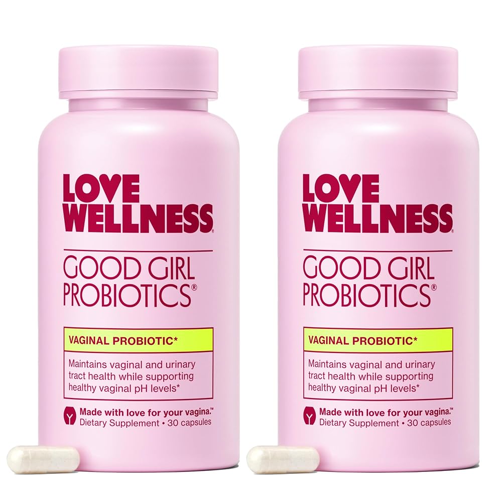 Love Wellness Good Girl Vaginal Probiotics 9-Strain - 60 Capsules