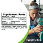 NaturesPlus Vitamin E 400 IU Mixed Tocopherol - 60 Softgels - image 5