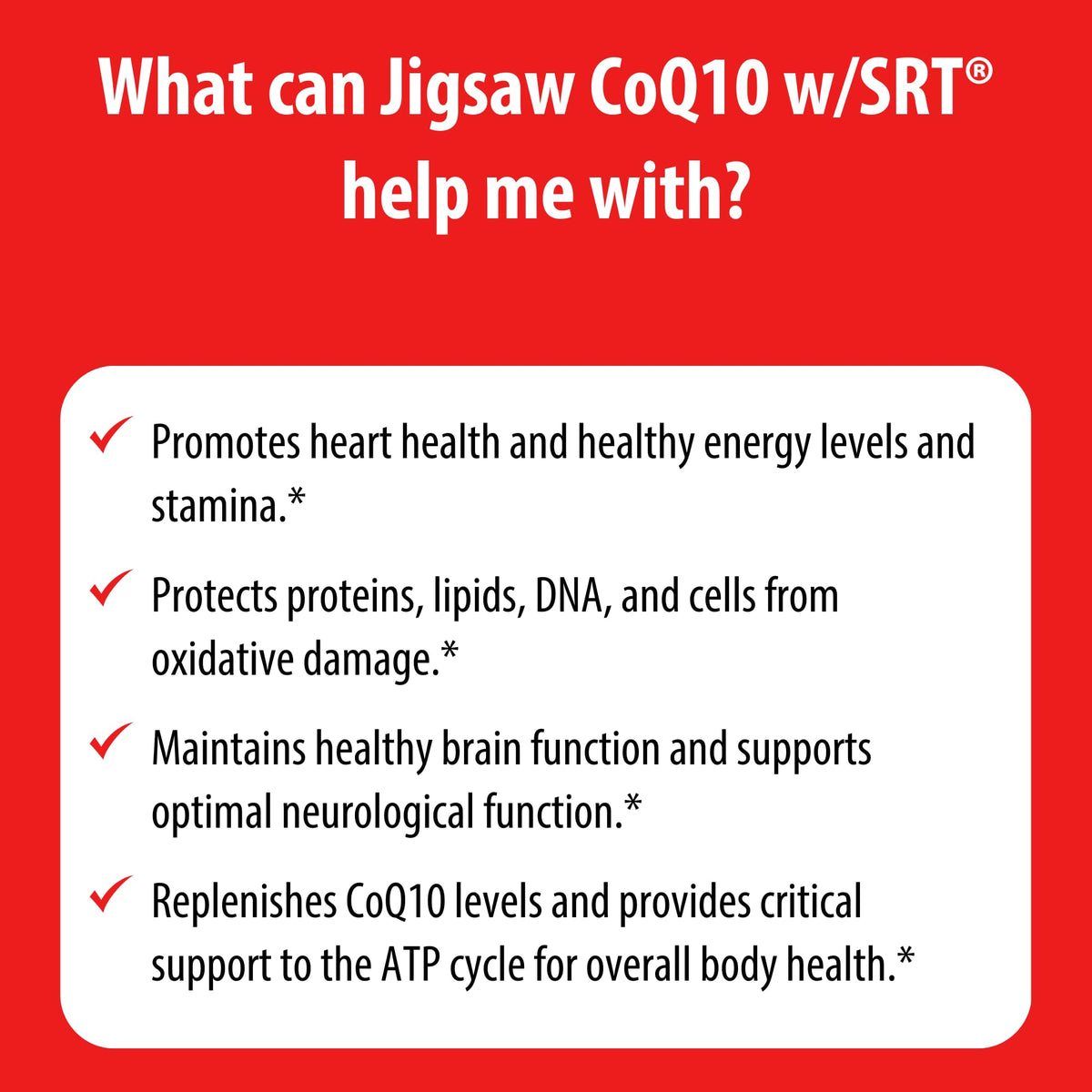Jigsaw Health CoQ10 with Sustained Release Technology - 60 Capsules - image 7